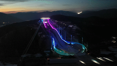 衛(wèi)星見證，這里如何變身“冬奧小城”