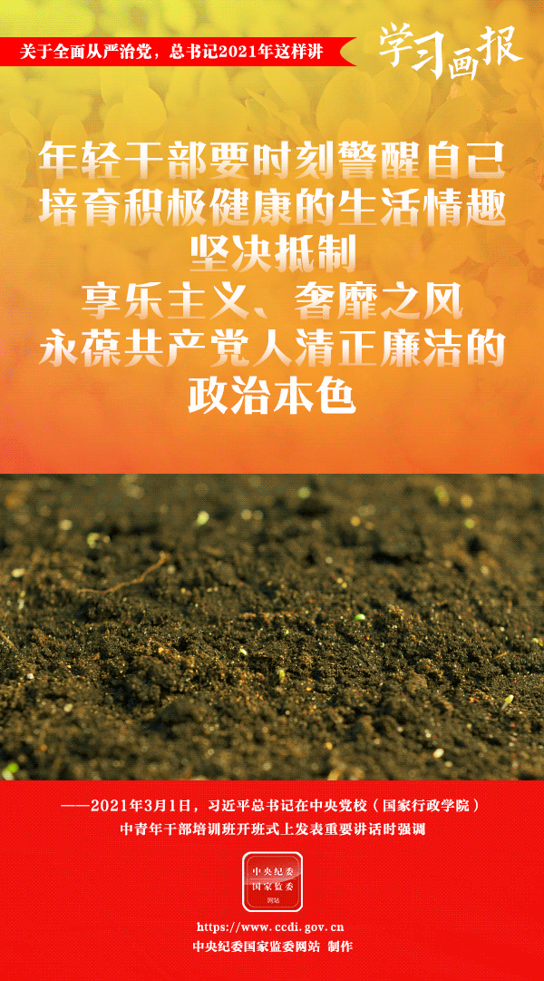 關于全面從嚴治黨，總書記2021年這樣講