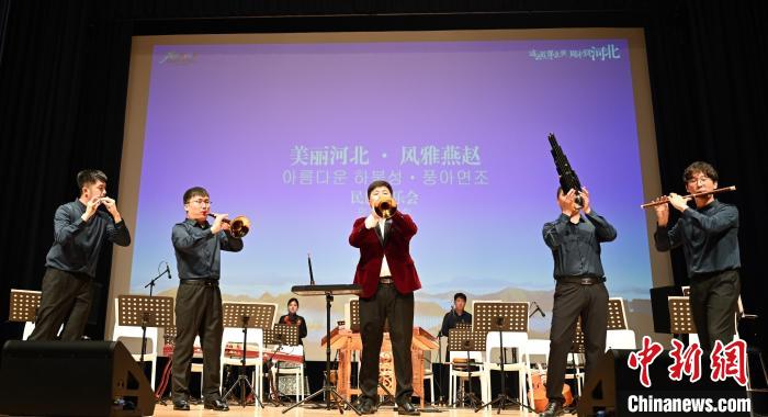 圖為音樂會(huì)現(xiàn)場?！∈谞栔袊幕行墓﹫D