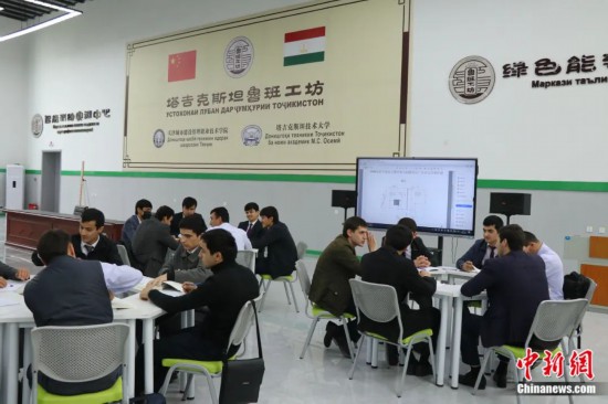 2023年4月，位于杜尚別的塔吉克斯坦魯班工坊課堂。張碩 攝