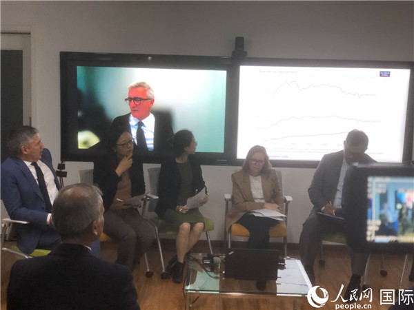 “向COP28注入動力”研討會現(xiàn)場。 人民網(wǎng)記者 趙健攝