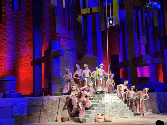 　　《天釀》演出場景。本報記者劉書文攝