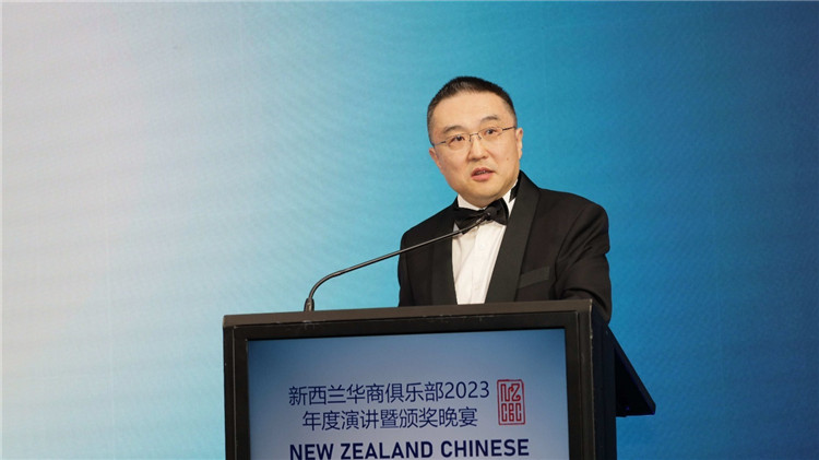 中國(guó)駐新西蘭大使王小龍。攝影：張凱