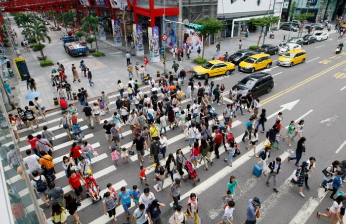 圖為信義商圈。圖片來源：臺灣“中時新聞網(wǎng)”。