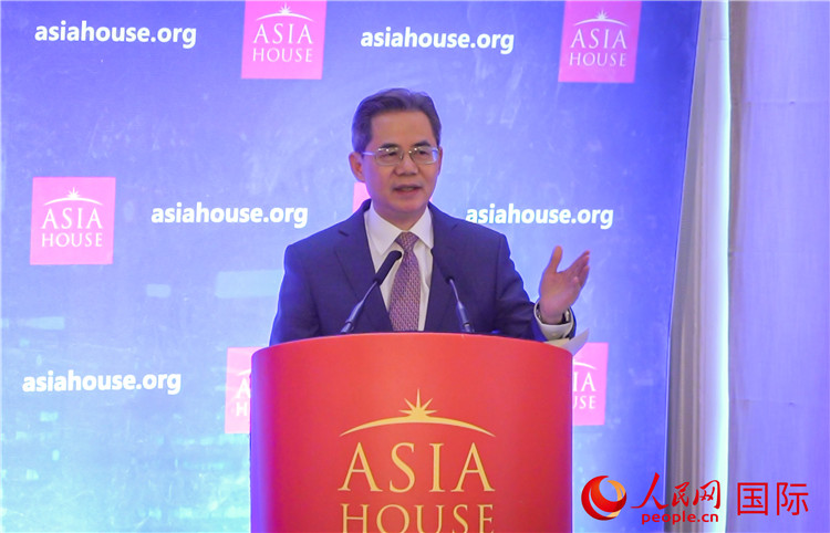 鄭澤光大使強(qiáng)調(diào)，中國經(jīng)濟(jì)長期向好的總趨勢不會改變。人民網(wǎng) 郭錦標(biāo)攝