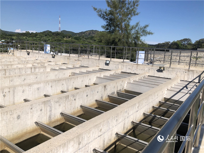 卡夫河供水項目。人民網記者 黃培昭攝