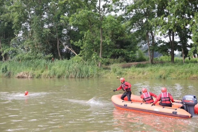 演習現(xiàn)場。四川省應急管理廳供圖