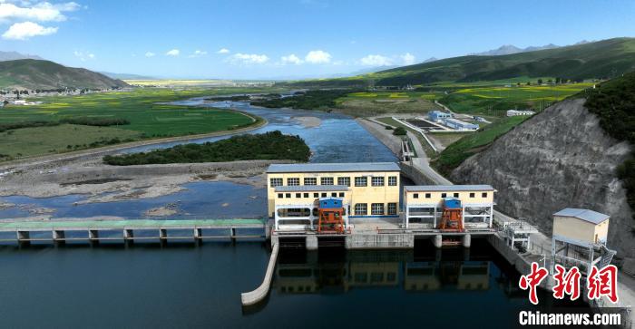 圖為引大濟湟調水總干渠的樞紐。(資料圖) 青海省水利廳 供圖