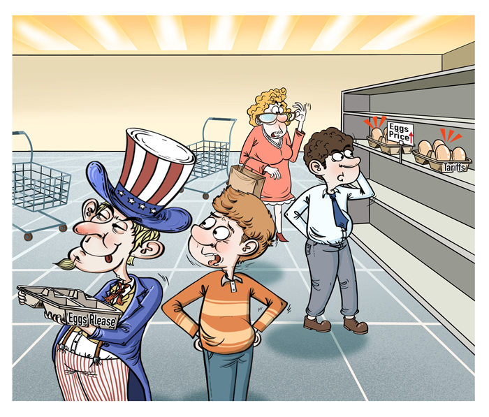 漫畫(huà)作者：譚希光（人民網(wǎng)版權(quán)圖片，未經(jīng)授權(quán)請(qǐng)勿轉(zhuǎn)載。）