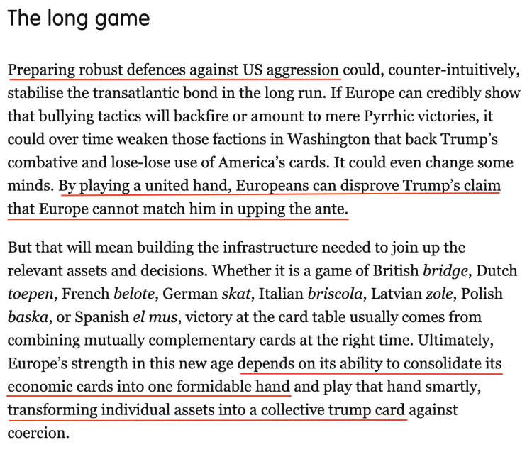 深觀察丨“只要團(tuán)結(jié)，歐盟反制美國(guó)的王牌很多”