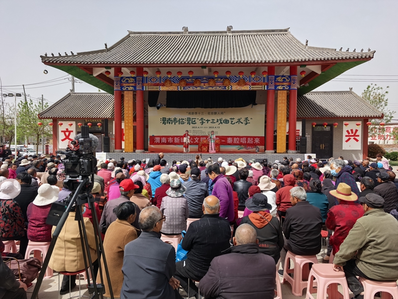 “一元劇場”下鄉(xiāng)演出現(xiàn)場（資料圖）。代九奎攝