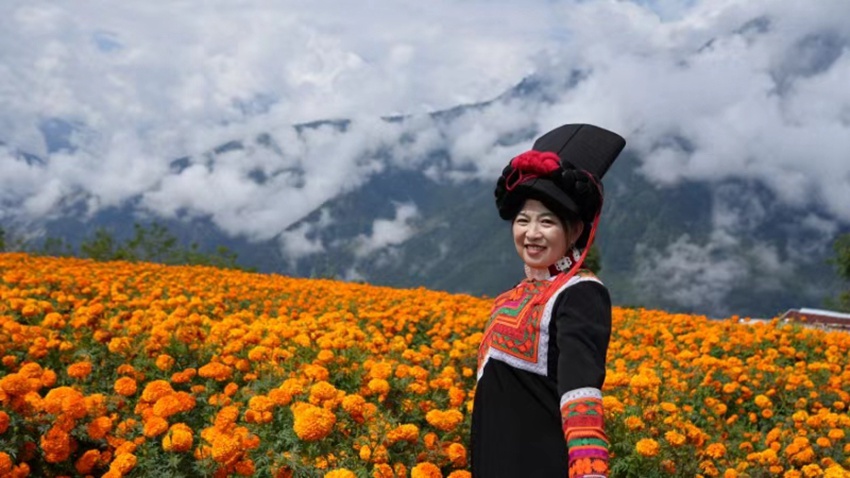 瀘定正以其獨(dú)特的魅力，吸引著各地游客。瀘定縣委宣傳部供圖