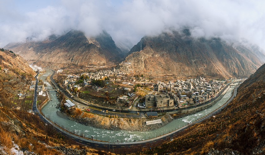 四川省阿壩州理縣桃坪村。四川省文旅廳供圖