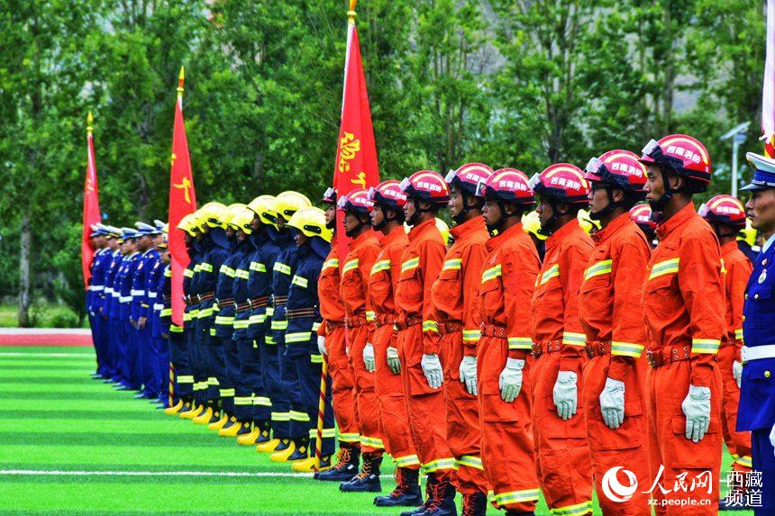 誓師大會現場。人民網 李海霞 攝