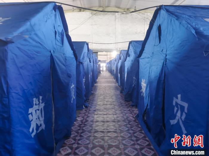 那曲火車站集中健康監(jiān)測點?！≈袊F路青藏集團有限公司拉薩車務段 供圖