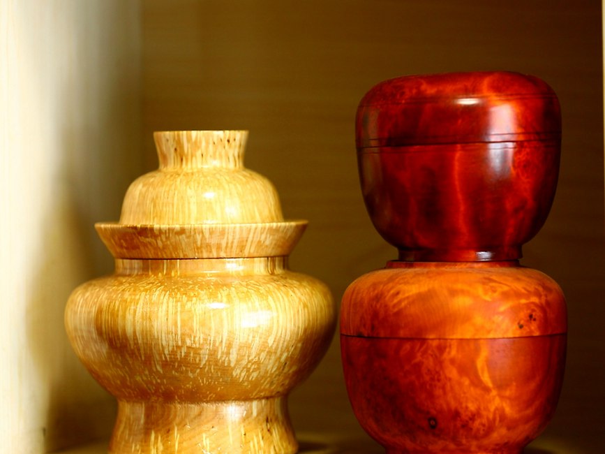 藏地木碗成品。