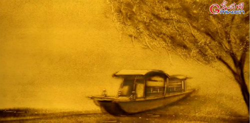 【沙畫(huà)】風(fēng)好正揚(yáng)帆，起航新時(shí)代