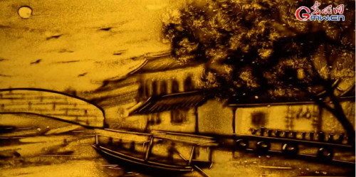 【沙畫(huà)】風(fēng)好正揚(yáng)帆，起航新時(shí)代