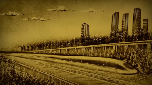 【沙畫(huà)】改革開(kāi)放，讓夢(mèng)想觸手可及