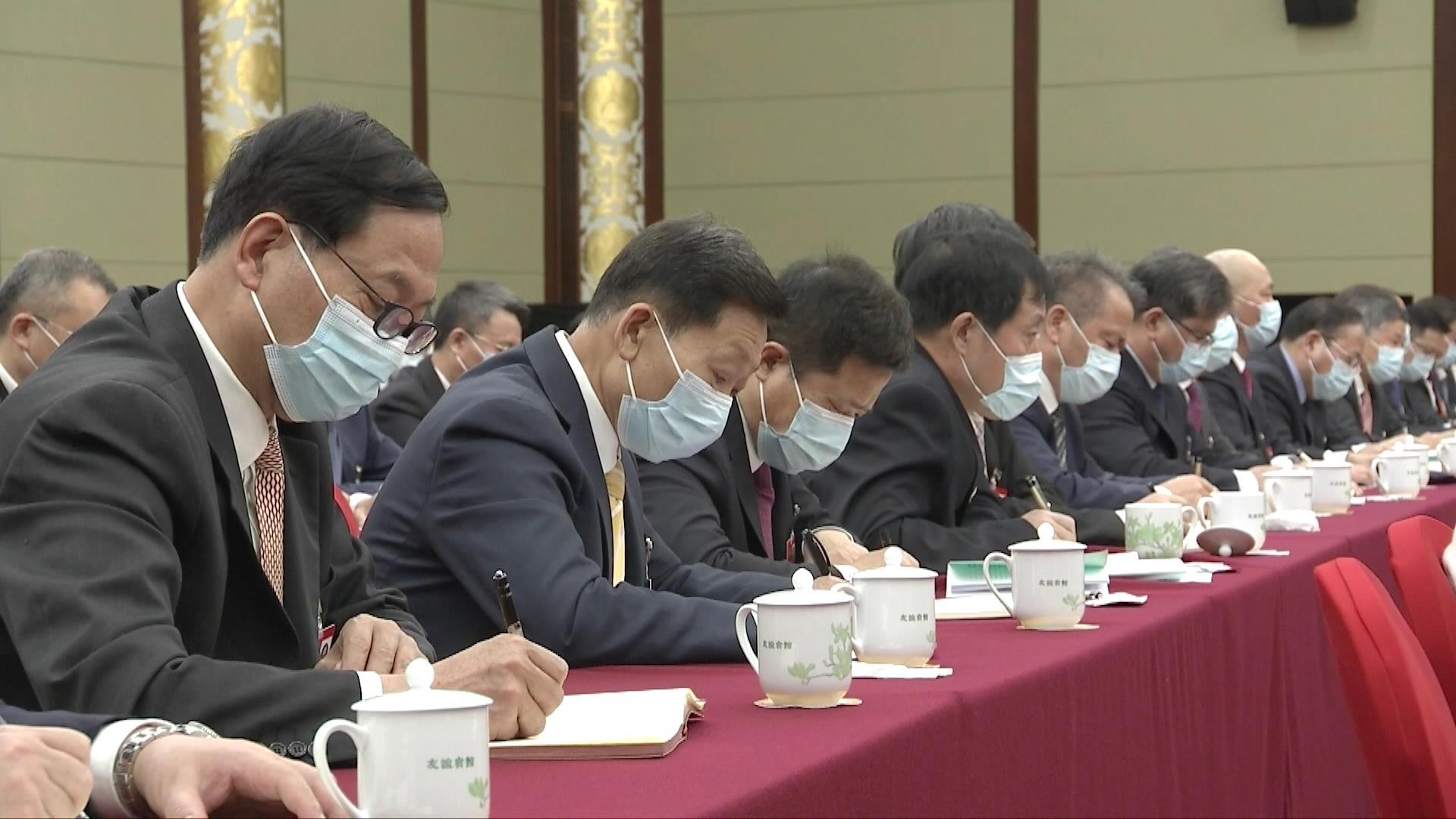 聯(lián)組會(huì)現(xiàn)場。（總臺(tái)央視記者李輝拍攝）