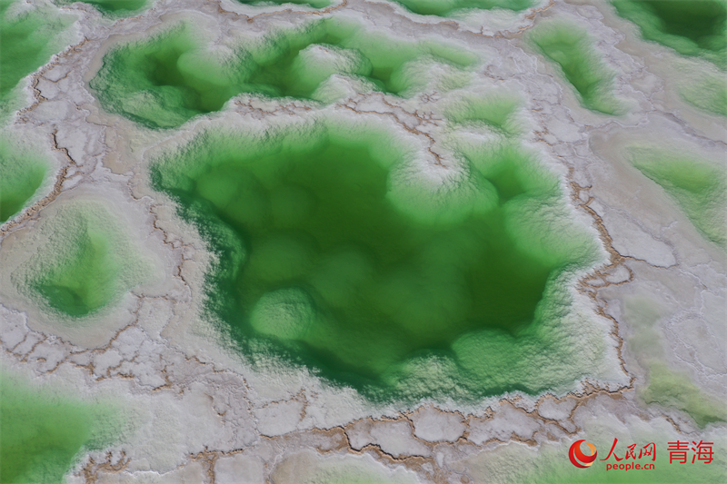 “鹽灘碧水”翡翠湖。人民網(wǎng) 況玉攝